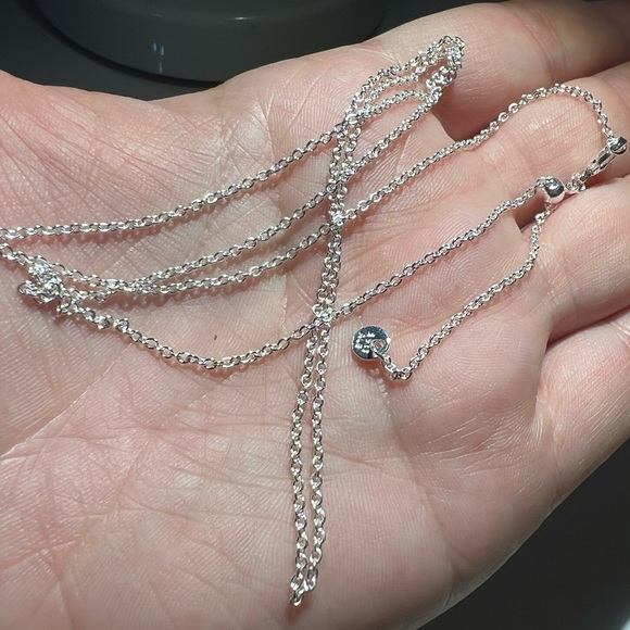 PANDORA Curb Chain Necklace, Adjustable - Picture 6 of 7